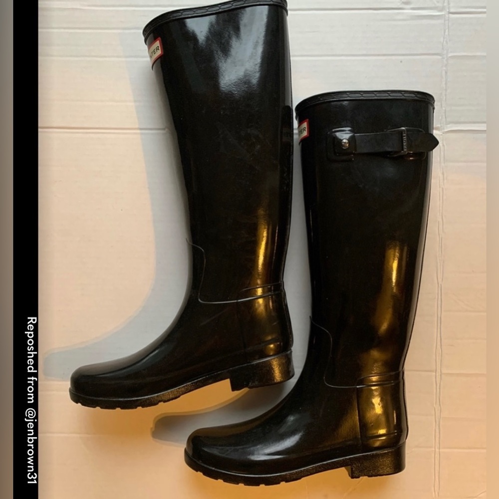 Hunter Rain Boots Black